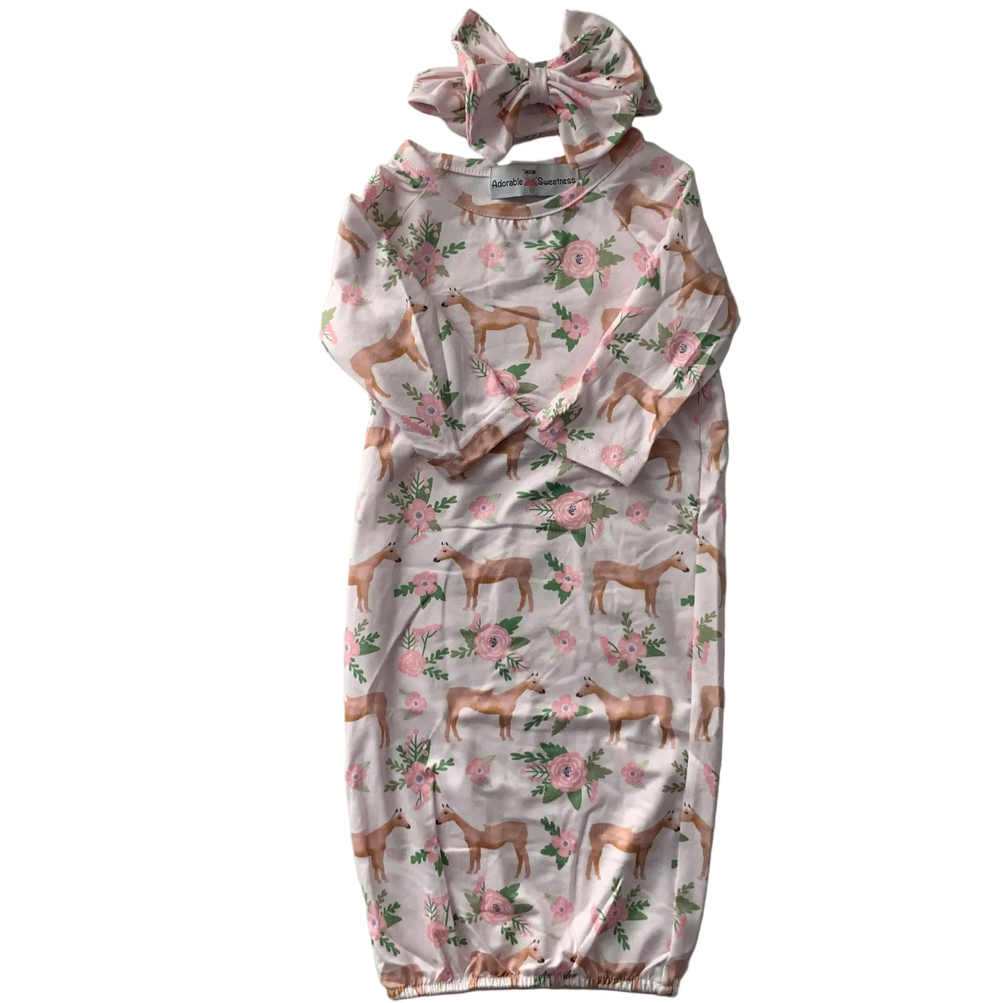 Infant Girls Cowgirl Baby Gown