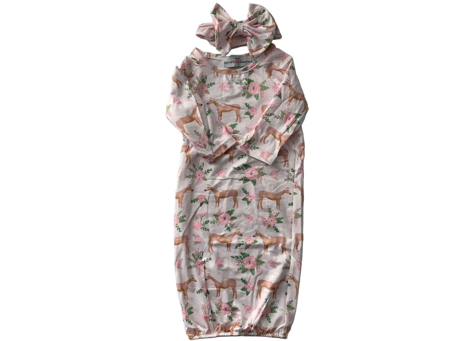 Infant Girls Cowgirl Baby Gown