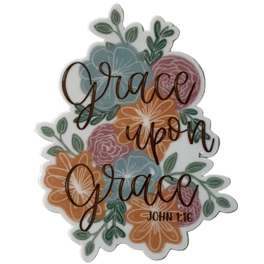 Grace Upon Grace Sticker