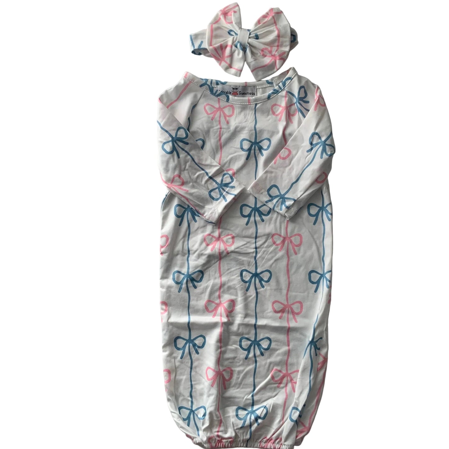 Infant Bows Baby Gown