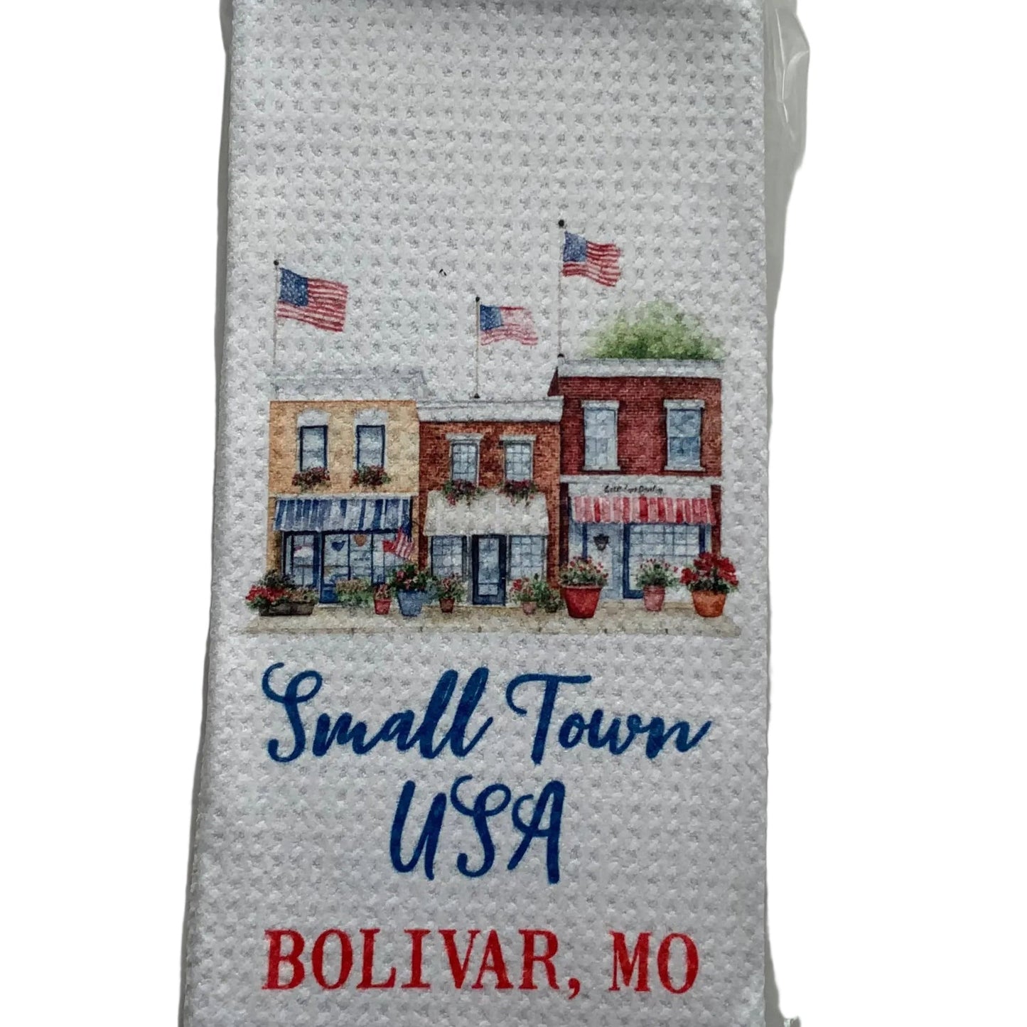 Bolivar MO Patriotic Porch Towel