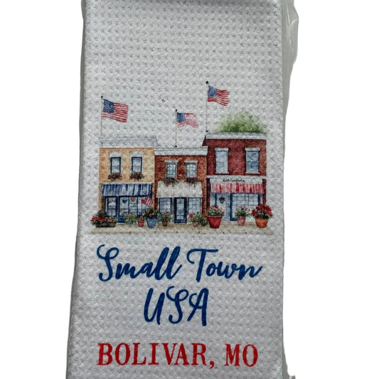 Bolivar MO Patriotic Porch Towel