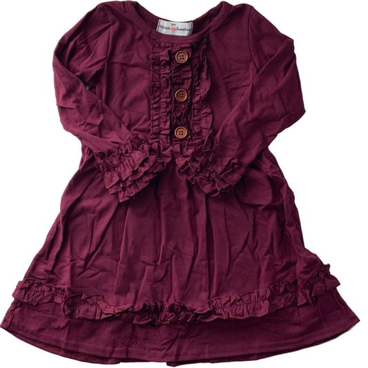 Ruffle Plum Dress